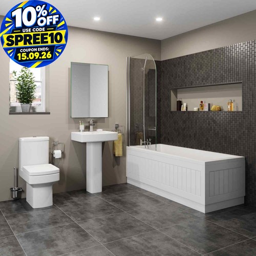 Bathroom suite toilet basin - bathroom,
