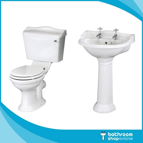 Traditional toilet basin - traditional,