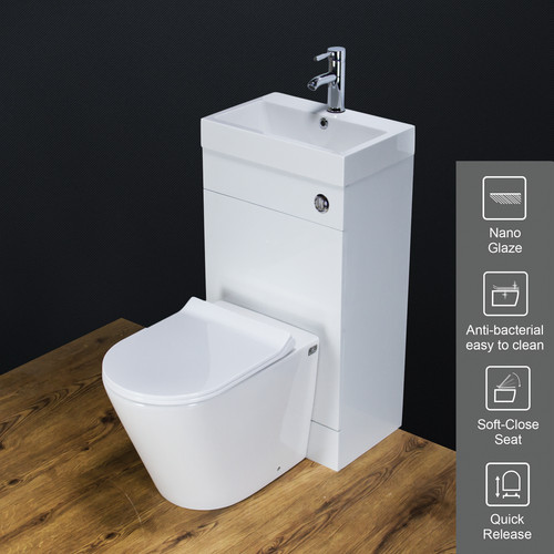 Back wall toilet wc - back,