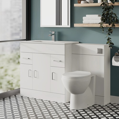 Nova 1300mm gloss - gloss, white