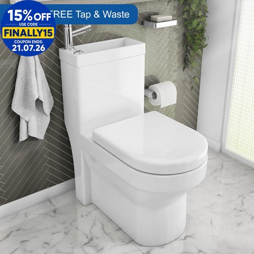 Close coupled toilet - in, 1