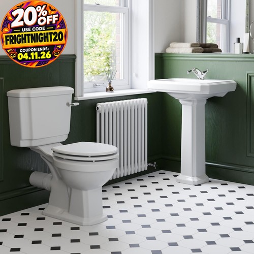 Bathroom suite close coupled - close,