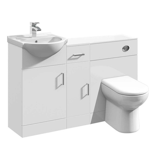 Vanity unit with combined sink - with,
