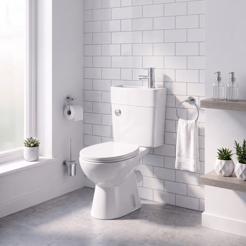 Cloakroom toilet sink - cloakroom, &