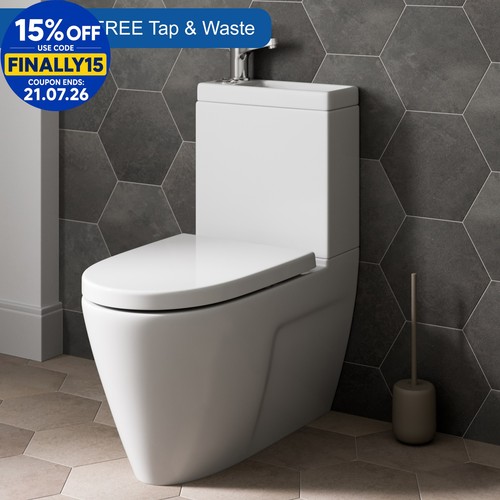 Close coupled toilet - in,