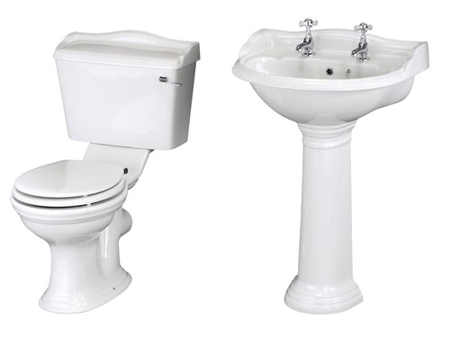 Traditional bathroom basin - bathroom,