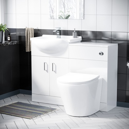Nes home 550mm white vanity - nes,