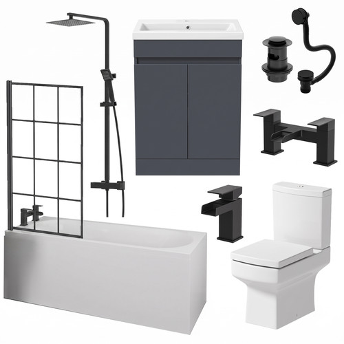 Complete bathroom suite - bathroom,