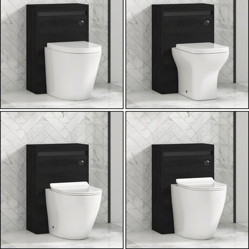 500mm matt black back - black,