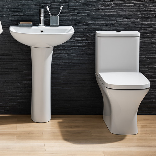 Basin sink and toilet - basin,