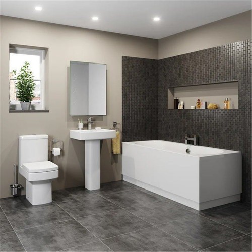 Bathroom suite toilet basin - toilet,