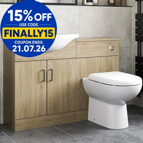 1150mm bathroom toilet vanity - bathroom,