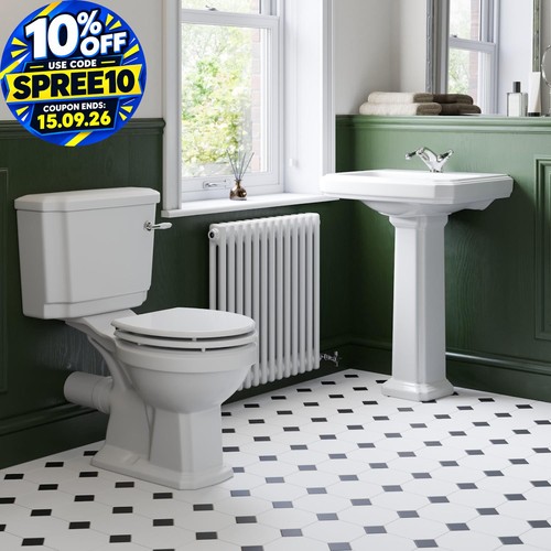 Bathroom suite close coupled - suite,