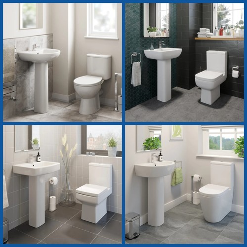 Bathroom cloakroom suite - bathroom,