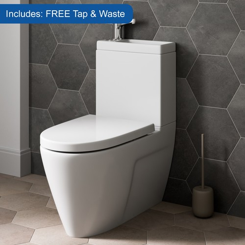 Close coupled toilet - 1,