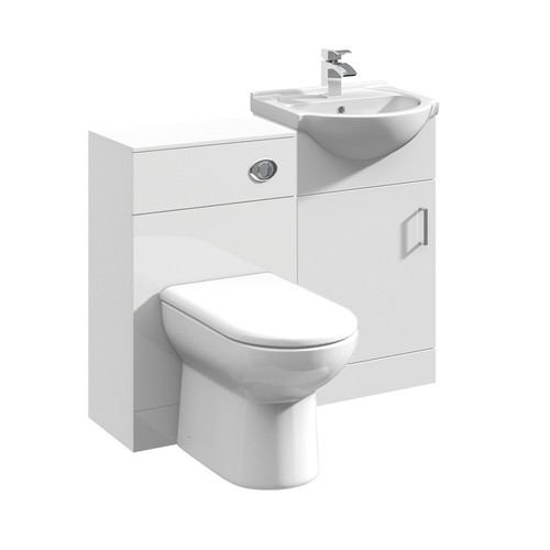 Bathroom 950mm basin vanity - basin,