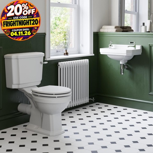 Bathroom suite close - suite, coupled