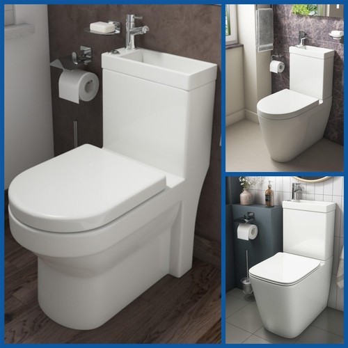 Close coupled toilet - coupled,