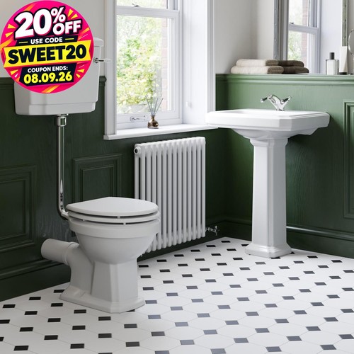 Bathroom suite toilet sink - bathroom,