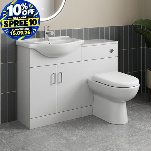 1150mm toilet vanity unit - 1150mm, &