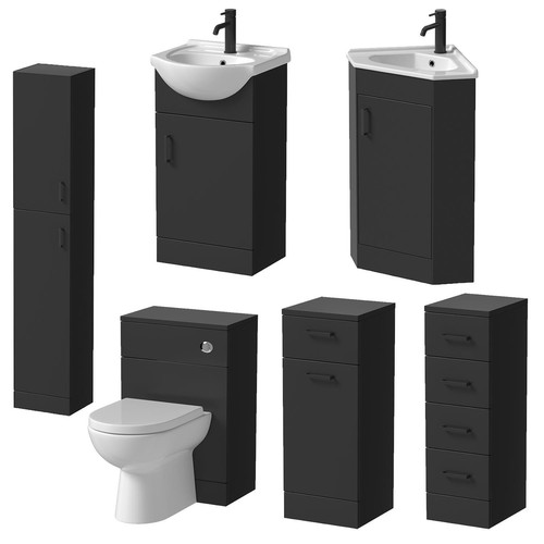 Bathroom vanity toilet - toilet, storage
