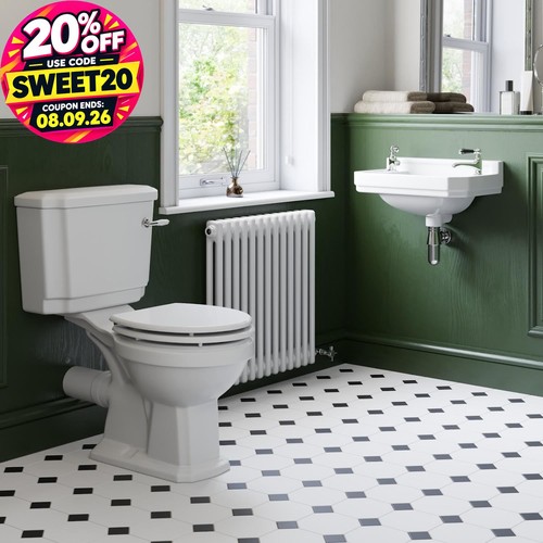 Bathroom suite close coupled - close,