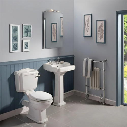 Toilet and sink - toilet,