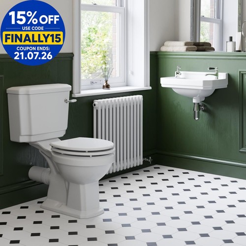Bathroom suite close coupled - close,