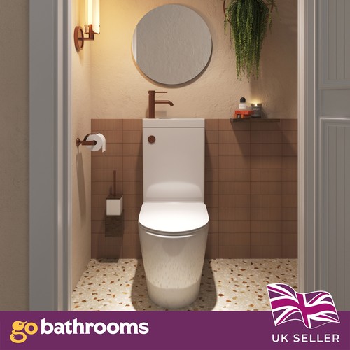 Toilet basin combo 1 - 2, in