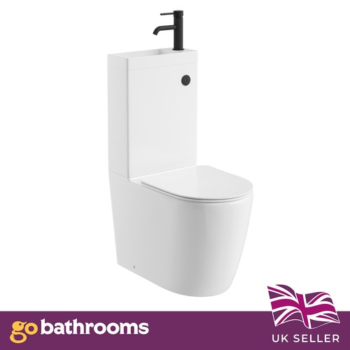 Toilet basin combo - toilet, in