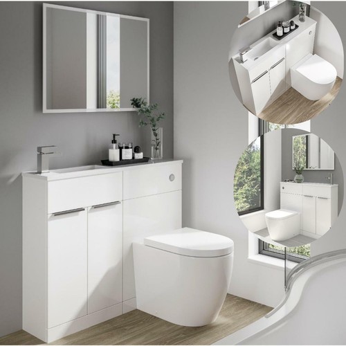 Toilet and bathroom vanity - toilet,