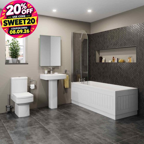 Bathroom suite toilet basin - bathroom,