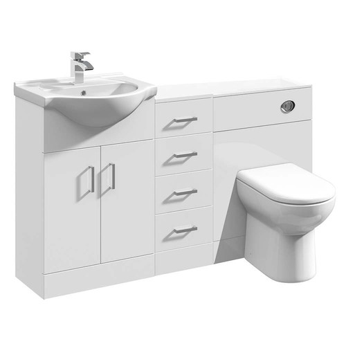 Vanity unit combined sink - unit,